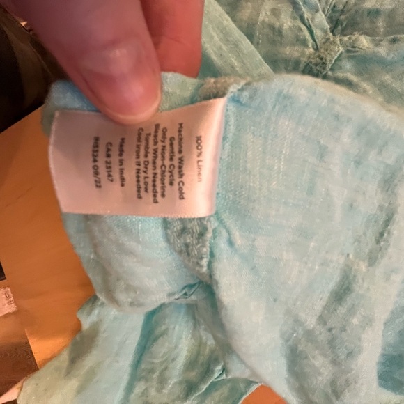 Talbots Women's Aqua Top - Picture 5 of 5